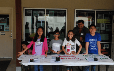 Students Hold Mock College Fair