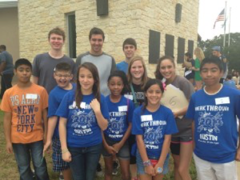 Breakthrough Central Texas students at St. Stephens