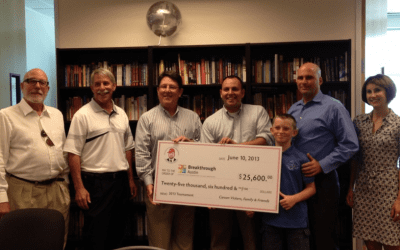 Kenneth Vickers Memorial Golf Tournament benefits Breakthrough!